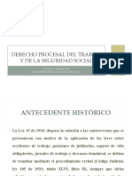 A. Primera. Derecho Procesal Del Trabajo y de La S. Social