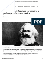 Marx Artículo BBC