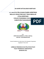 Laporan Akhir Aktualisasi Habituasi: Lembaga Pendidikan Dan Pelatihan Polri Pusat Pendidikan Administrasi BANDUNG 2022