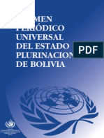 Examen Periódico Universal Del Estado Plurinacional de Bolivia (2010)