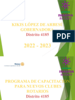 Programacion de Capacitacion A Clubes 2022-2023