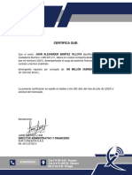 Certificado Laboral Jhon