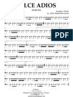 MARCHA DULCE ADIOS - Tambor