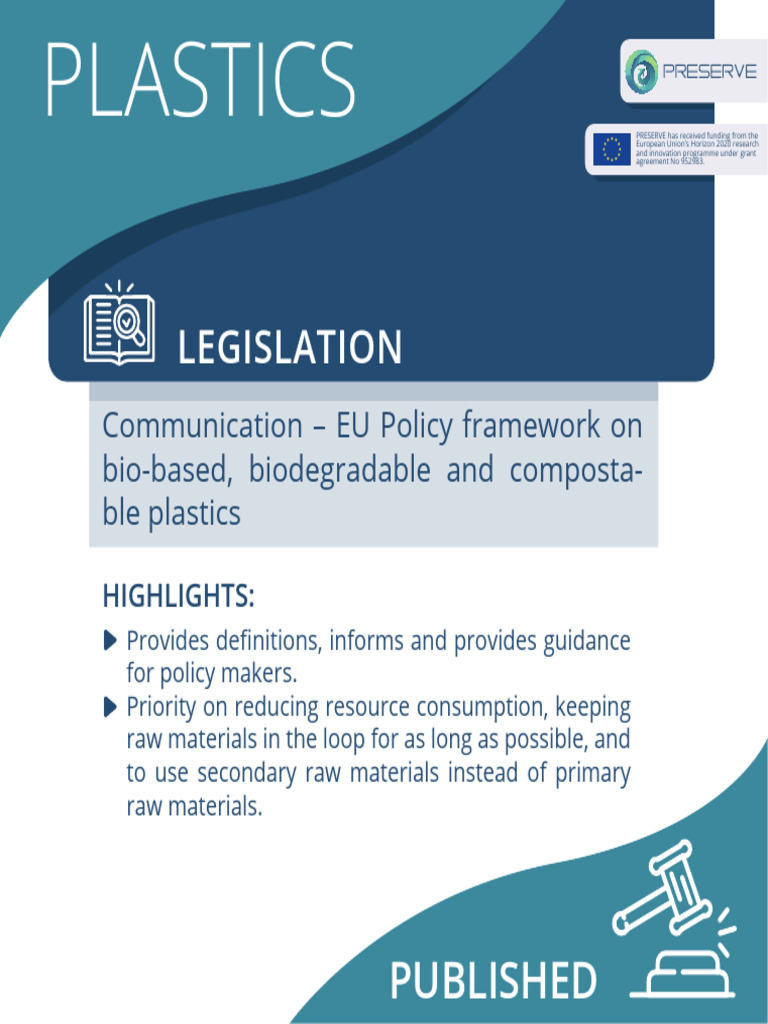 Eu Legislation On Plastic Packaging 1694105233 PDF European Union