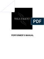 NYLA Talent Performers Manual 2021 (Talent)