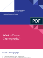 Dance Choreography - The Elements of Dance