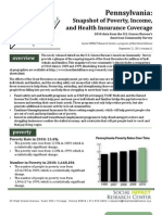 Pennsylvania:: Snapshot of Poverty, Income, and Health Insurance Coverage