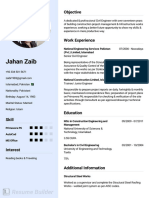 Jahan Zaib (Civil Engineer CV - September 2022)
