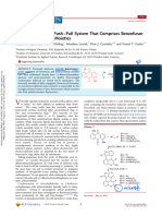 Planar, Fluorescent Push Pull System That Comprises Benzofuran