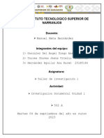 Taller de Investigacion 1 Foda