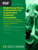 Redefining News: A Manifesto For Community-Centered Journalism