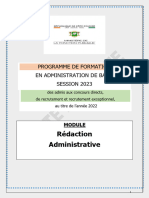 Support de Cours Redaction Administrative