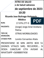 Viernes 22 de Septiembre de 2023 10:20: (Jorge) Jorge Ariel Arellano Palma 17.076.277-0