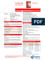 MSDS For Gyproc Elite 100 MSDS