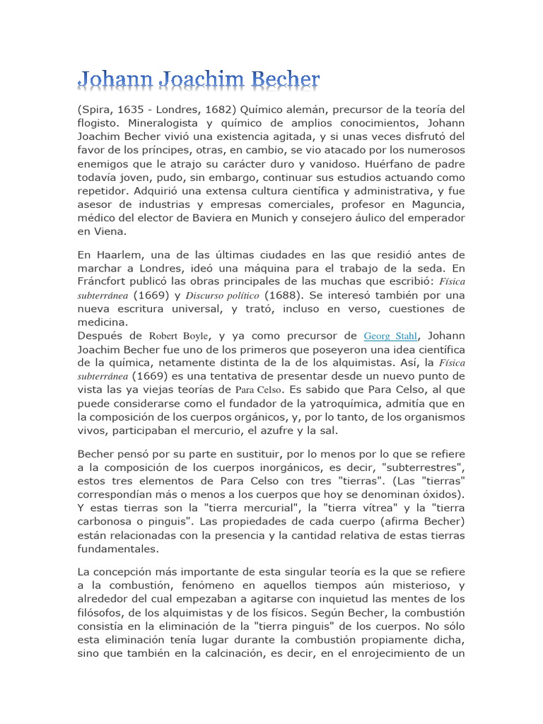 Johann Joachim Becher PDF