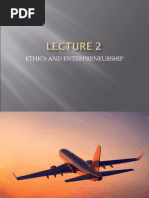 Ethics and Entrepreneurship