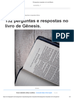 132 Perguntas e Respostas No Livro de Gênesis