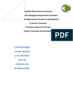 Trabajo Psicologia Del Aprendizaje