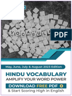 Hindu Vocabulary May, Jun, Jul, Aug 2023 PDF Compressed