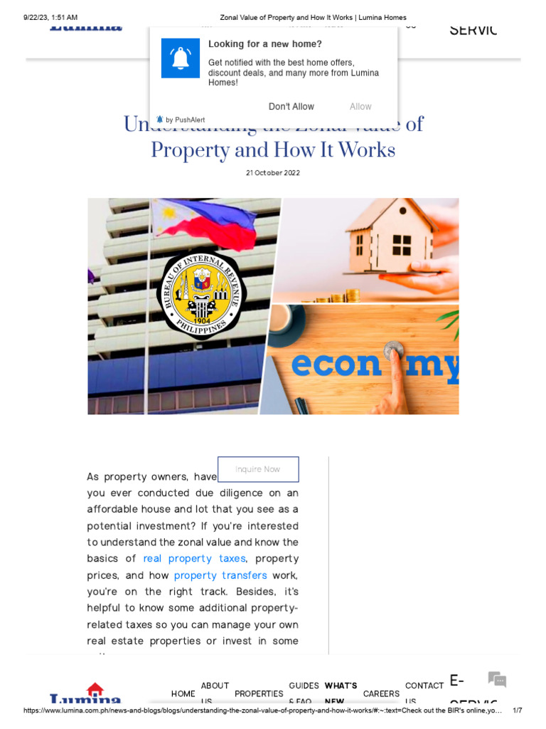 06 Zonal Value of Property and How It Works Lumina Homes PDF