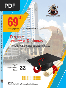 69th Graduation Booklet