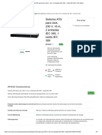 Sistema ATS Rack, 230 V, 16 A, 2 Entradas 1 Saída APC