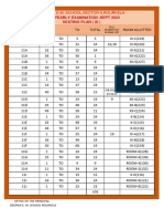 Class 11 Seating Plan He23