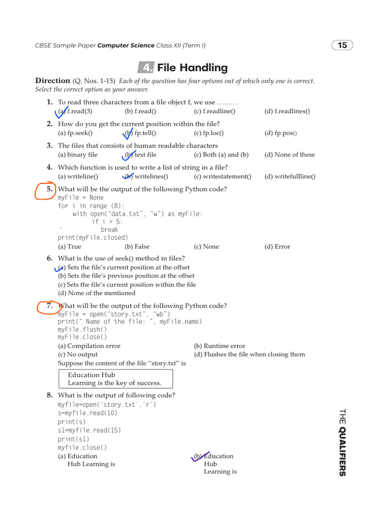 File Handling | Download Free PDF | Printer (Computing) | Text File