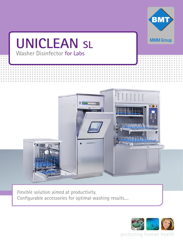 Uniclean SL For Labs BMT Medical | PDF | Washing Machine | Laboratories