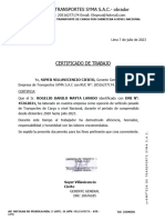 Servicio de Transporte de Carga Por Carretera A Nivel Nacional