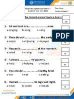 Diagnostic English Exam Grade 6 Term 2