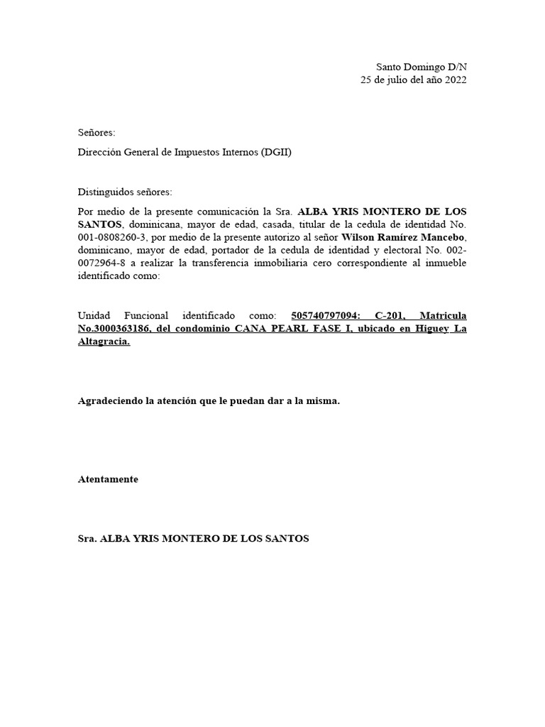 Carta solicitud ipi pdf