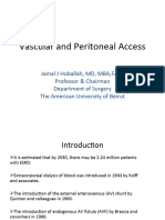 Vascular and Peritoneal Access