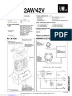 JBL CM42 Service Manual 