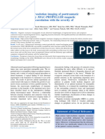 High Contrast High Resolution Imaging of Posttraum