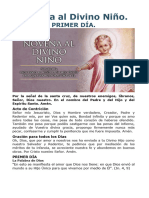 Novena Al Divino Niño Primer Dia