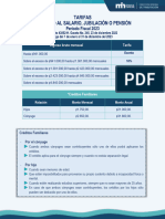 Tarifas para Calcular Impuesto Salario Jubilacion OPension