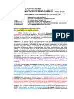 OBSERVACION AL I.P Se Corrige La Liquidacion de Intereses Legales - 20 AÑOS DE SERVICIO