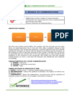 Chapter 3 - Models of Communication