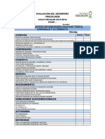 Evaluaci N Del Desempe o 2015-2016