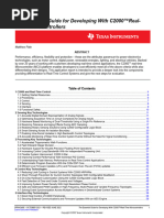 Spracn0e-The Essential Guide For Developing With C2000™RealTime Microcontrollers