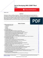 Spracn0e-The Essential Guide For Developing With C2000™RealTime Microcontrollers