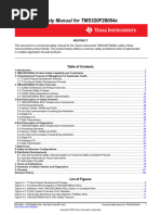 Spruid8d - Functional Safety Manual For TMS320F28004x