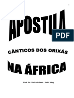 Apostila Cantico Dos Orixas Na Africa Final