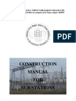 Construction Manual For Sub-Stations