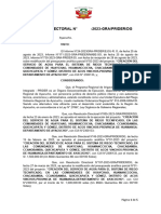 R.D. Modificación de Analitico N°02-2023-Huaychao