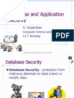 Database and Application Security: S. Sudarshan