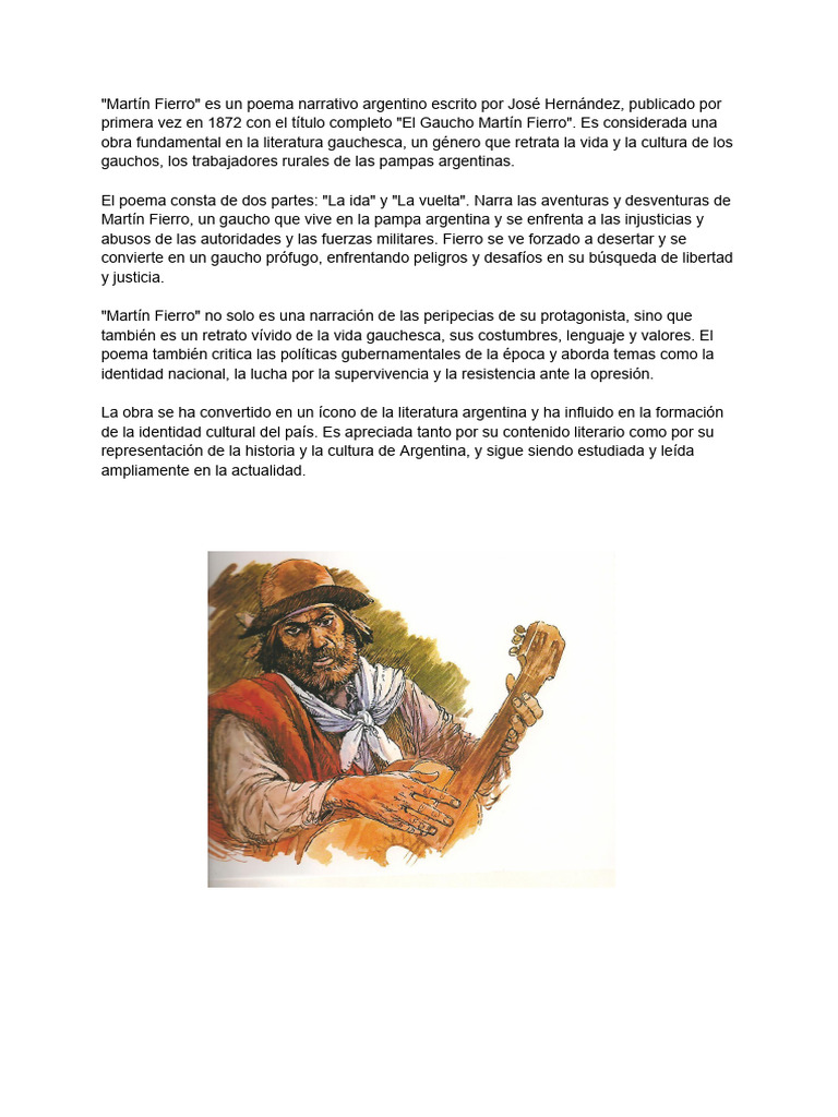 Martín Fierro Pdf