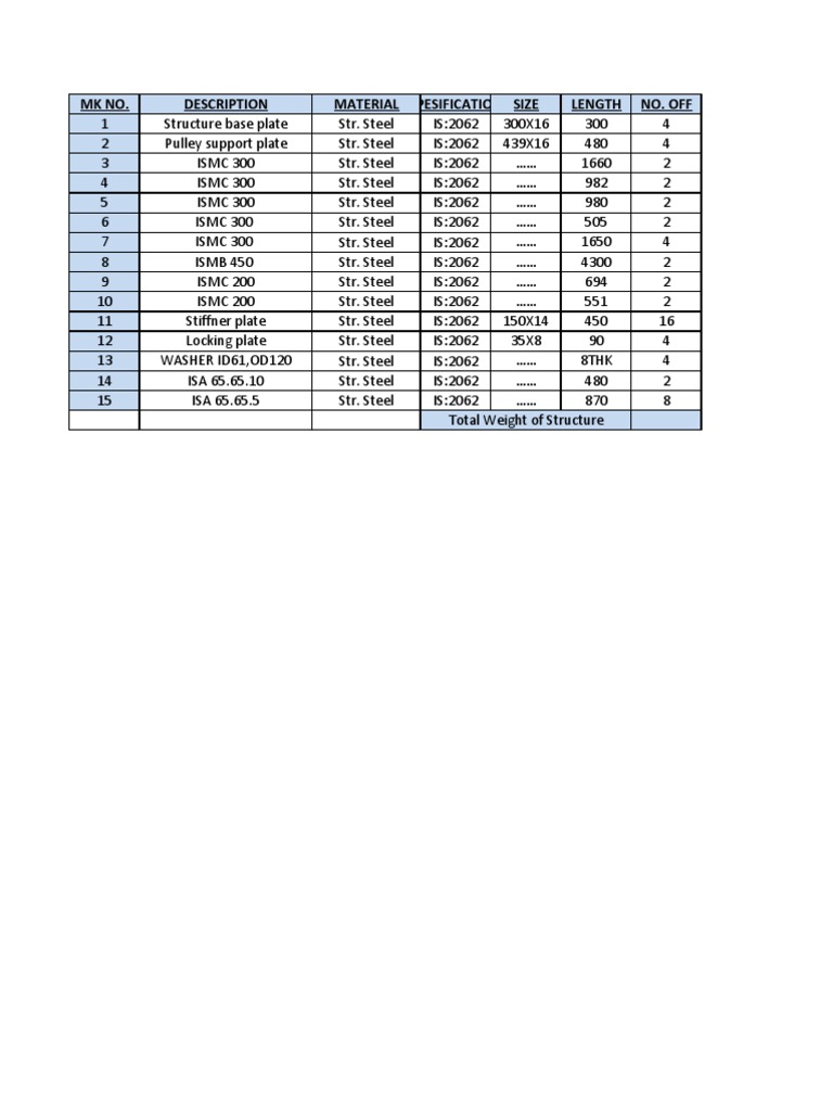 Steel Structure Material Specifications | PDF | Technology & Engineering