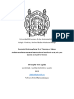 Evolucion de La Violencia en Mexico